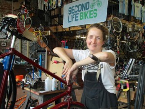 Owner Kerri Martin has a passion for teaching kids about bikes. . .and life.